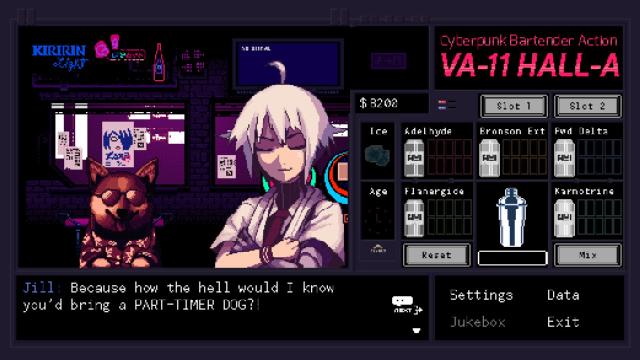 VA-11 Hall-A: Cyberpunk Bartender Action Screenshots, Wallpaper