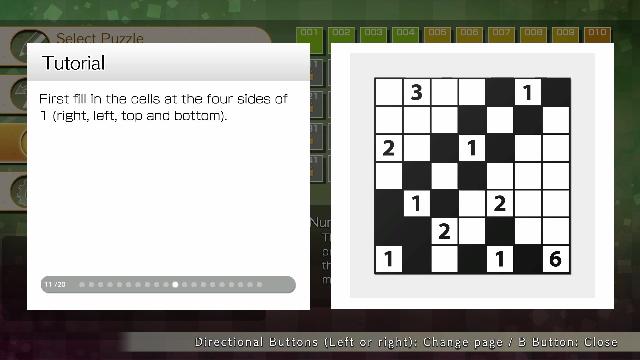 Puzzle by Nikoli W Nurikabe screenshot 50289