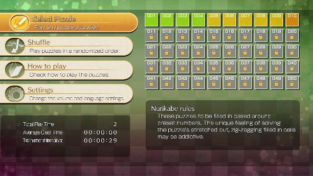 Puzzle by Nikoli W Nurikabe screenshot 50291