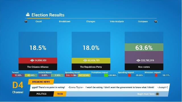 Democracy 4: Console Edition screenshot 67389