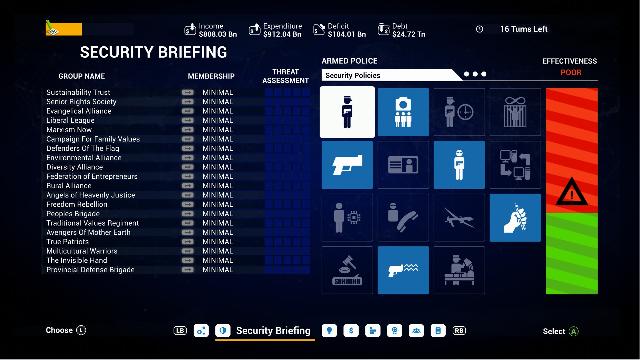 Democracy 4: Console Edition screenshot 67390