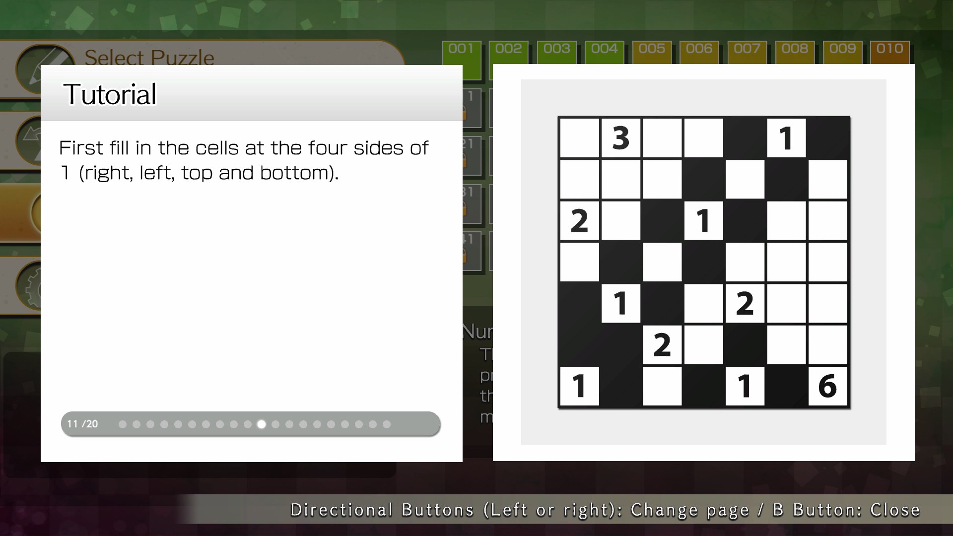 Puzzle by Nikoli W Nurikabe screenshot 50289