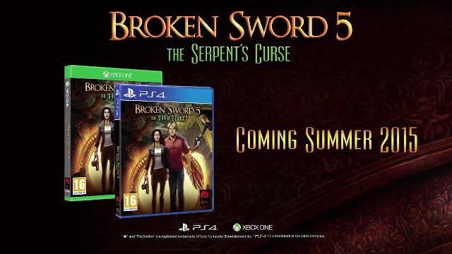Broken Sword 5 The Serpent's Curse Xbox One PS4 Trailer