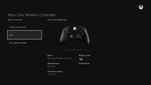 Update Xbox One Controller Firmware