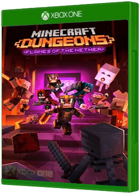Minecraft Dungeons: Flames of the Nether boxart for Xbox One