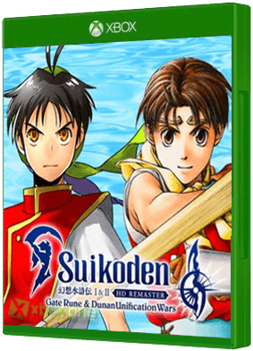Suikoden I&II HD Remaster Gate Rune and Dunan Unification Wars boxart for Xbox One