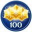 Obtain 100 Stars