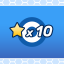 Get 10 stars achievement
