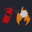The cause of the fire was fire