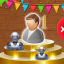 Win 30 solo games against robots