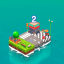 A tiny town
