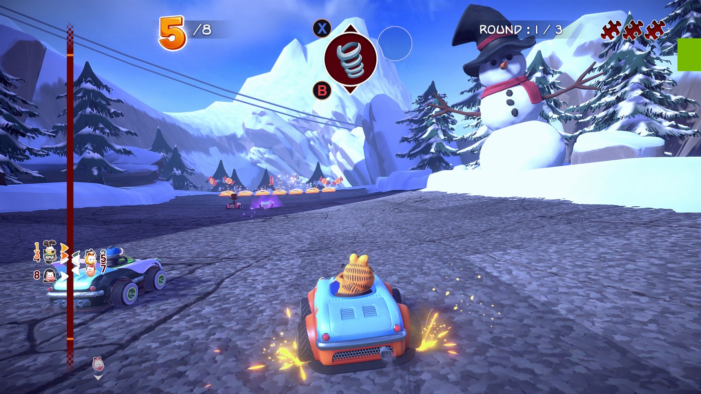 garfield kart furious racing update garfield kart furious racing update
