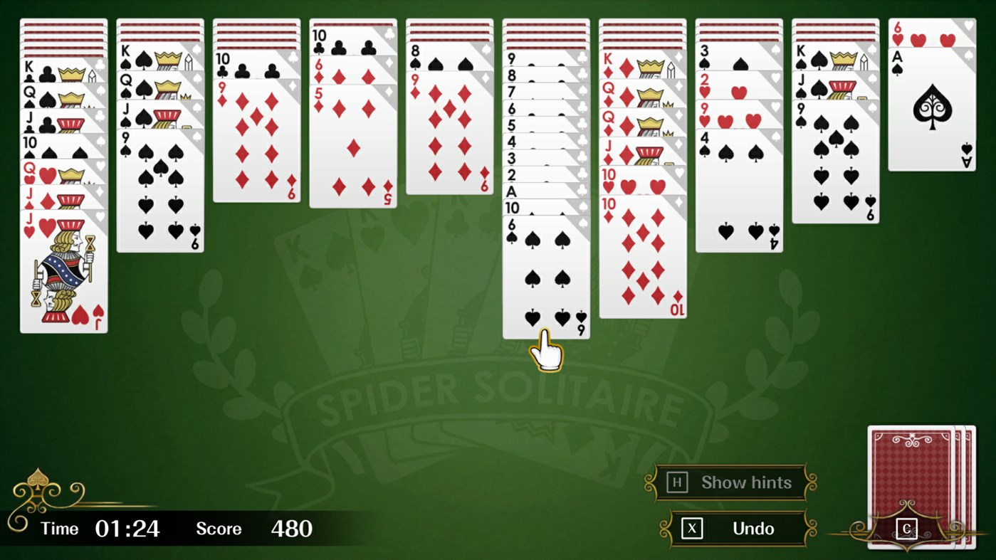 Spider Solitaire F screenshot 23390