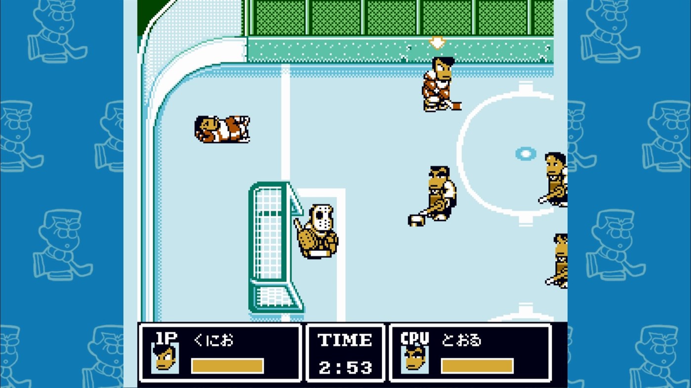 Go-Go! Nekketsu Hockey Club Slip-and-Slide Madness screenshot 27404