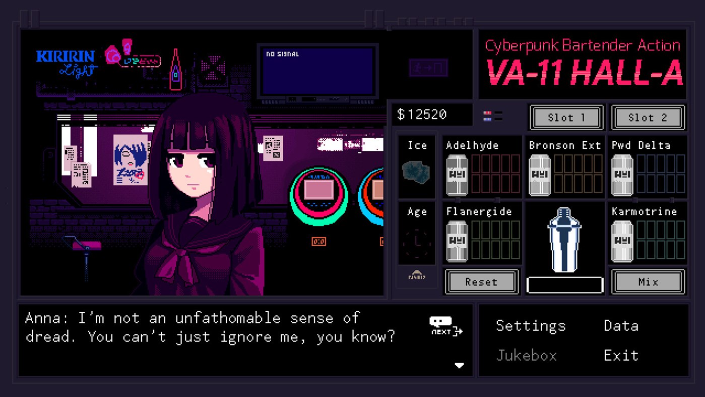 VA-11 Hall-A: Cyberpunk Bartender Action screenshot 32204