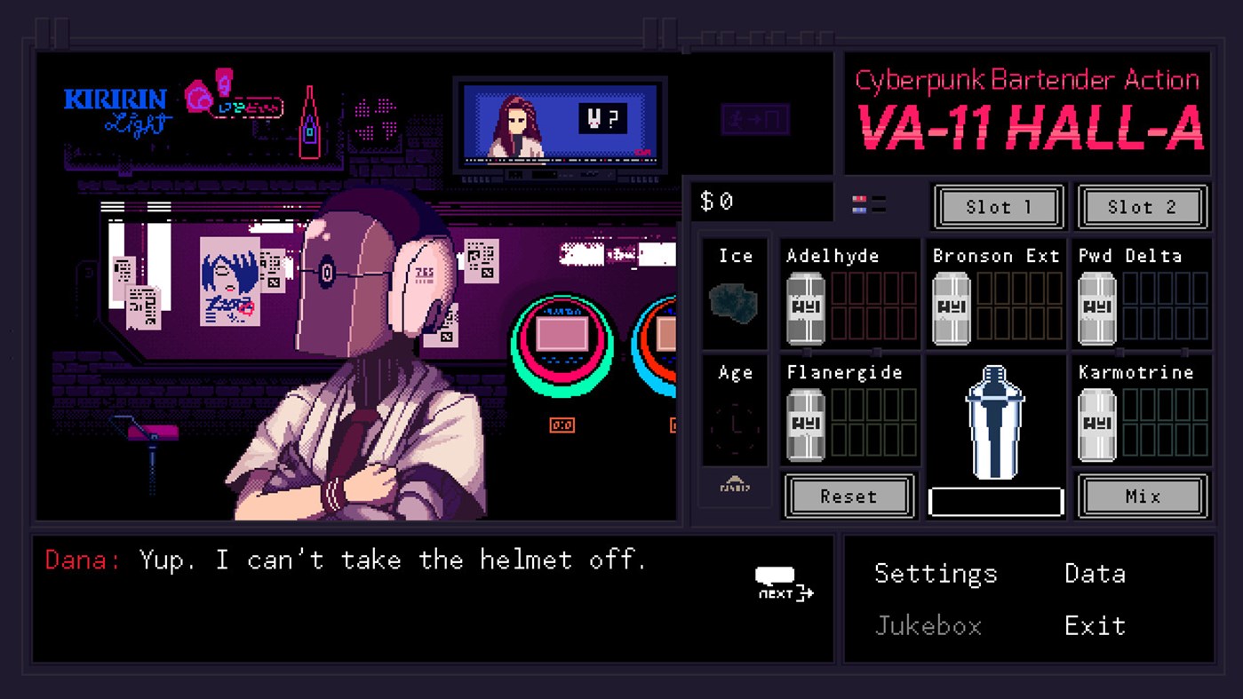 VA-11 Hall-A: Cyberpunk Bartender Action screenshot 32200