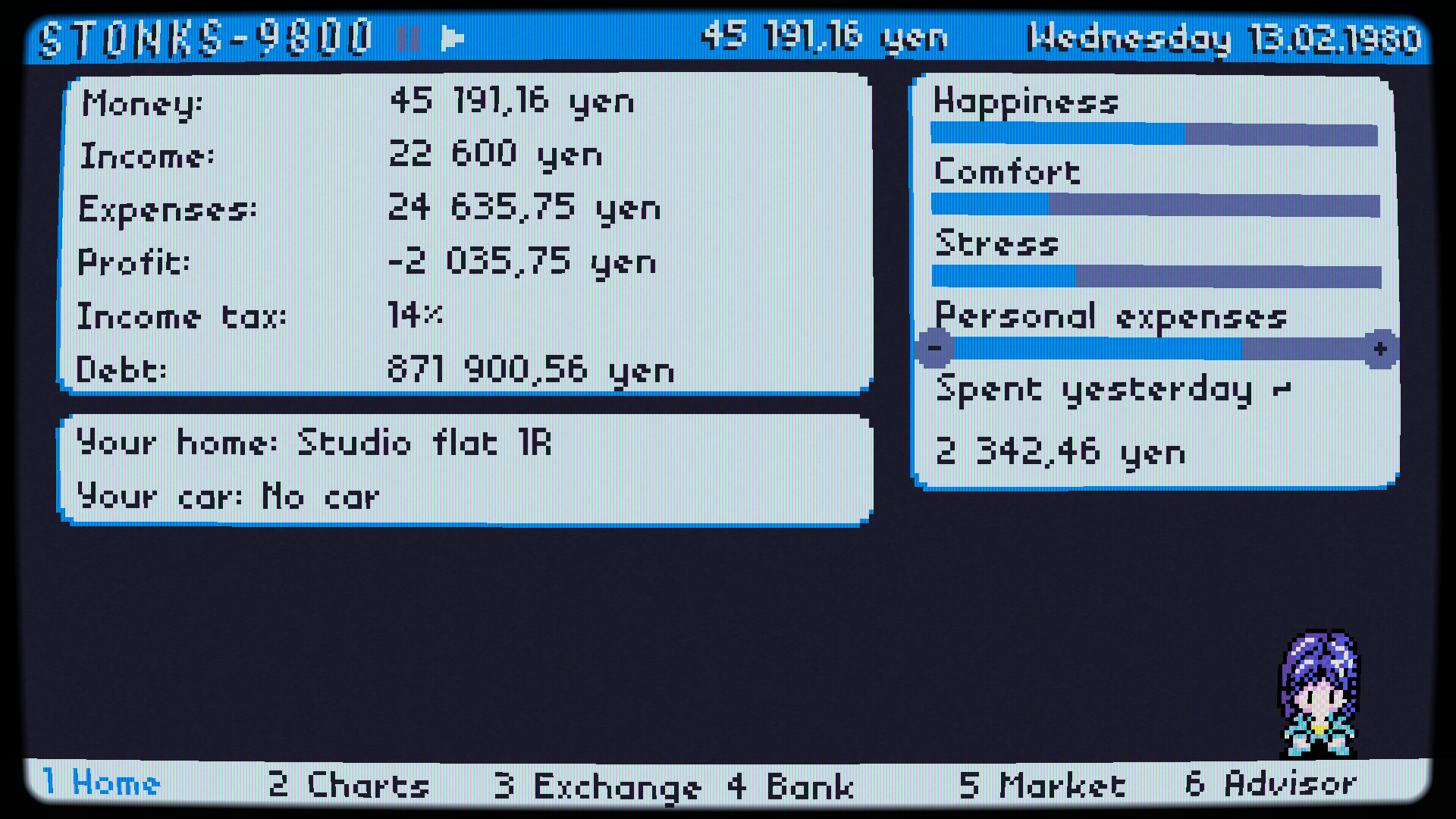 STONKS-9800: Stock Market Simulator screenshot 41775