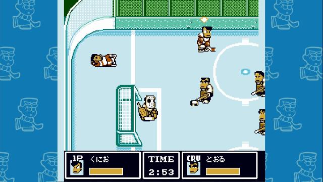 Go-Go! Nekketsu Hockey Club Slip-and-Slide Madness screenshot 27404