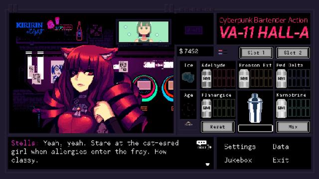 VA-11 Hall-A: Cyberpunk Bartender Action screenshot 32198