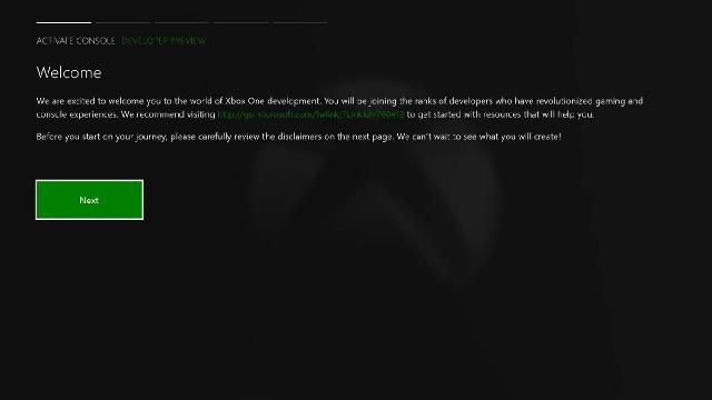 Xbox Dev Mode screenshot 36747