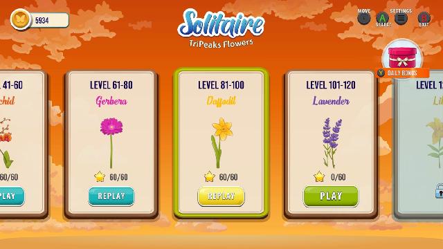 Solitaire TriPeaks Flowers screenshot 38194