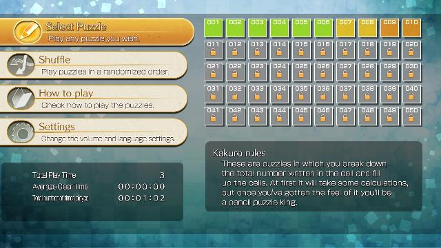 Puzzle by Nikoli W Kakuro screenshot 59583