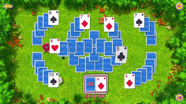 Summer Tri-Peaks Solitaire screenshot 71788