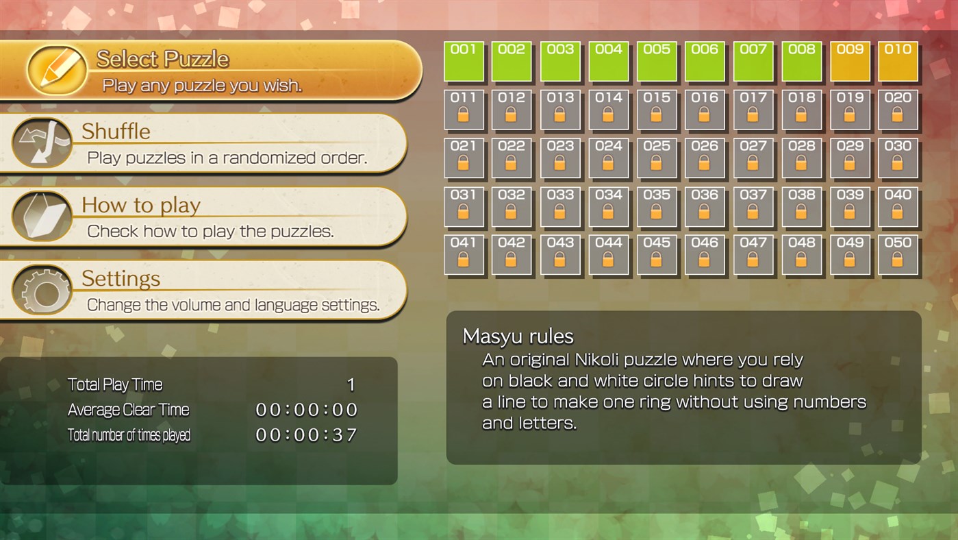 Puzzle by Nikoli W Masyu screenshot 53297