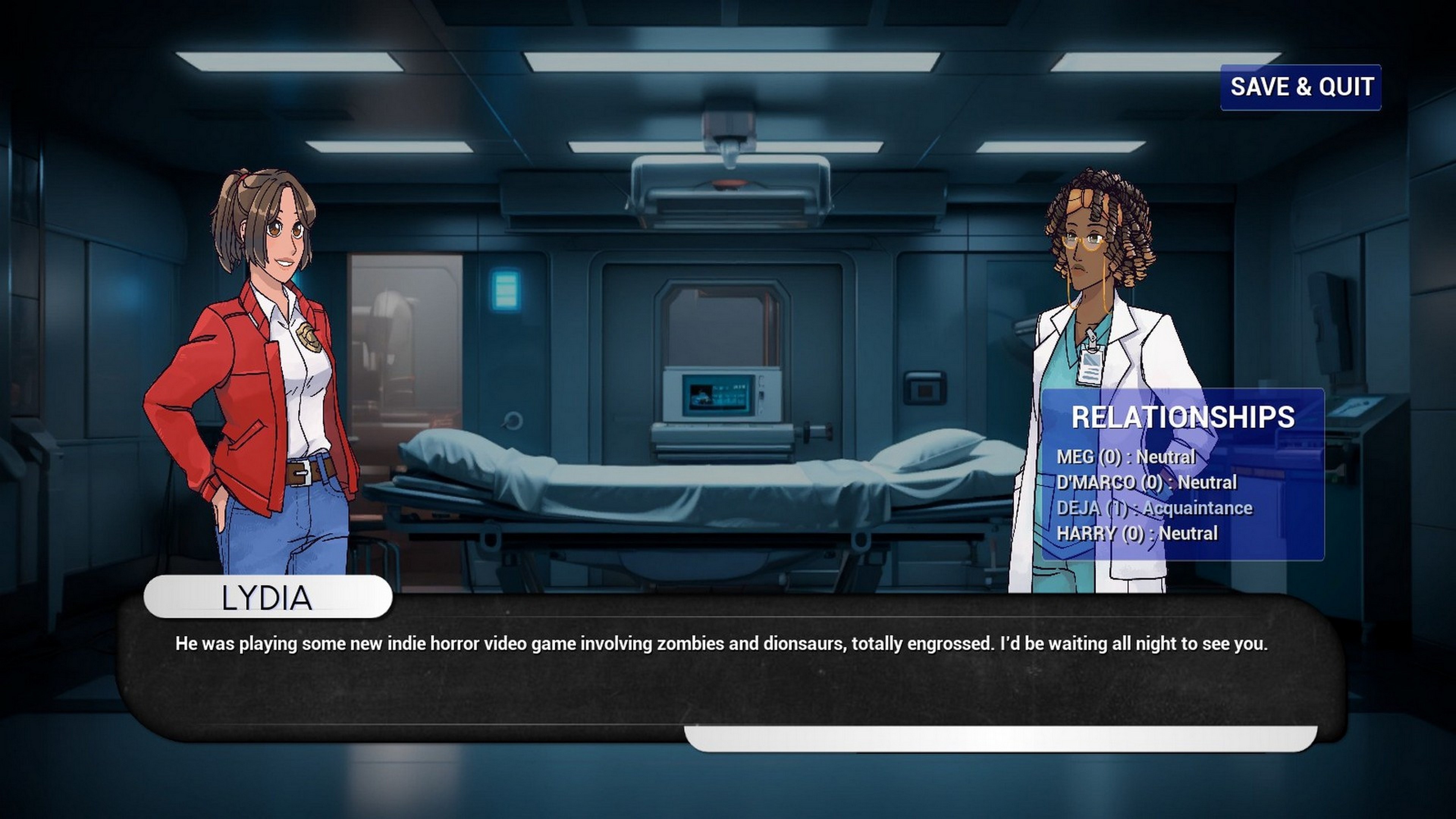 Outbreak The Fedora Files What Lydia Knows screenshot 67307