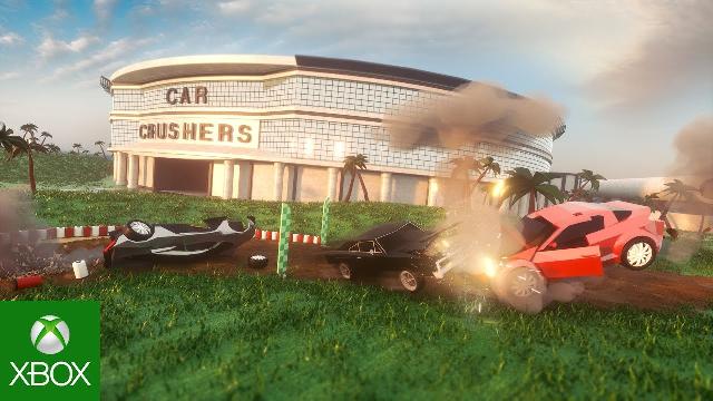 Roblox Car Crushers 2 Xbox Trailer - racing games roblox