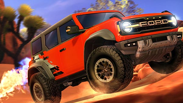 2022 FORD BRONCO RAPTOR will be available in Rocket League on August 4th