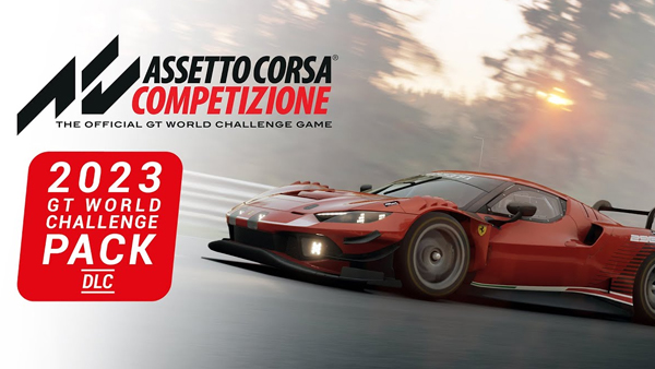 Race in the 2023 GT World Challenge with the new DLC for Assetto Corsa Competizione on Consoles