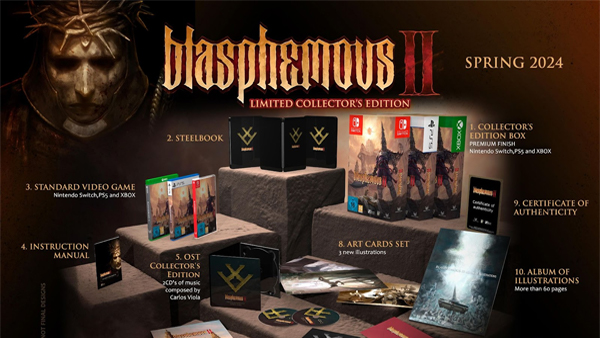 Blasphemous 2 Collector’s Edition: SelectaPlay confirms early 2024 physical release for XBOX, PS5 & SWITCH
