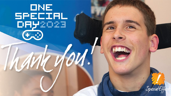 Games industry raises over £500k for SpecialEffect in One Special Day event
