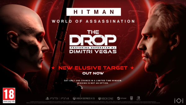 New Elusive Target Mission ‘The Drop’ now available for HITMAN World of Assassination for a limited time