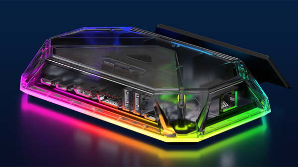 JSAUX Unveils a Stunning Transparent RGB Dock for Steam Deck, ROG Ally and Legion Go