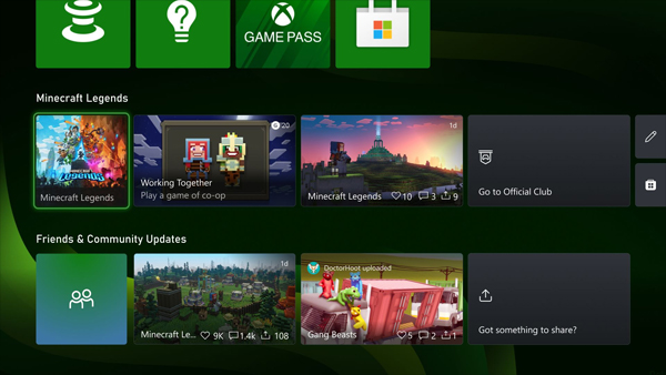 Microsoft's new Xbox Home UI is rolling out on Xbox One and Xbox Series X|S consoles