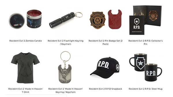 Capcom & Numskull Designs reveal the official Resident Evil 2 merchandise range 