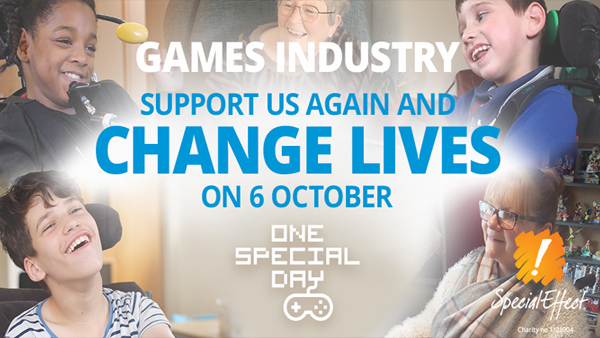 SpecialEffect: Join the games industry for One Special Day on October 6