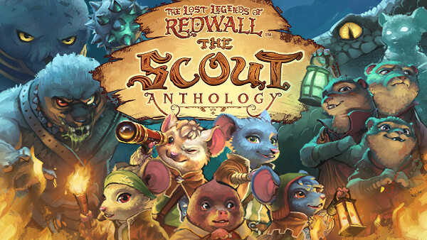 The Lost Legends of Redwall: The Scout Anthology launches along with The Lost Legends of Redwall: Feasts and Friends today!