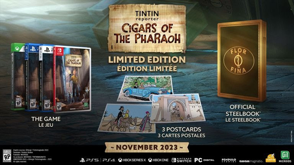Tintin Reporter - Cigars of the Pharaoh: Limited and Collector editions announced
