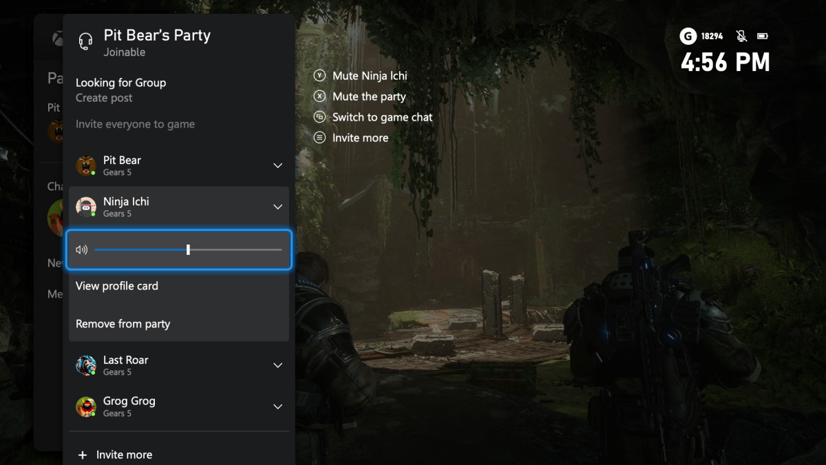 Xbox One And Xbox Series X August Ux Update Improves Party Chat Activity Feeds And More Xboxone Hq Com