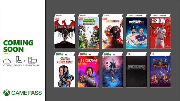 Xbox Game Pass April 2022 Games