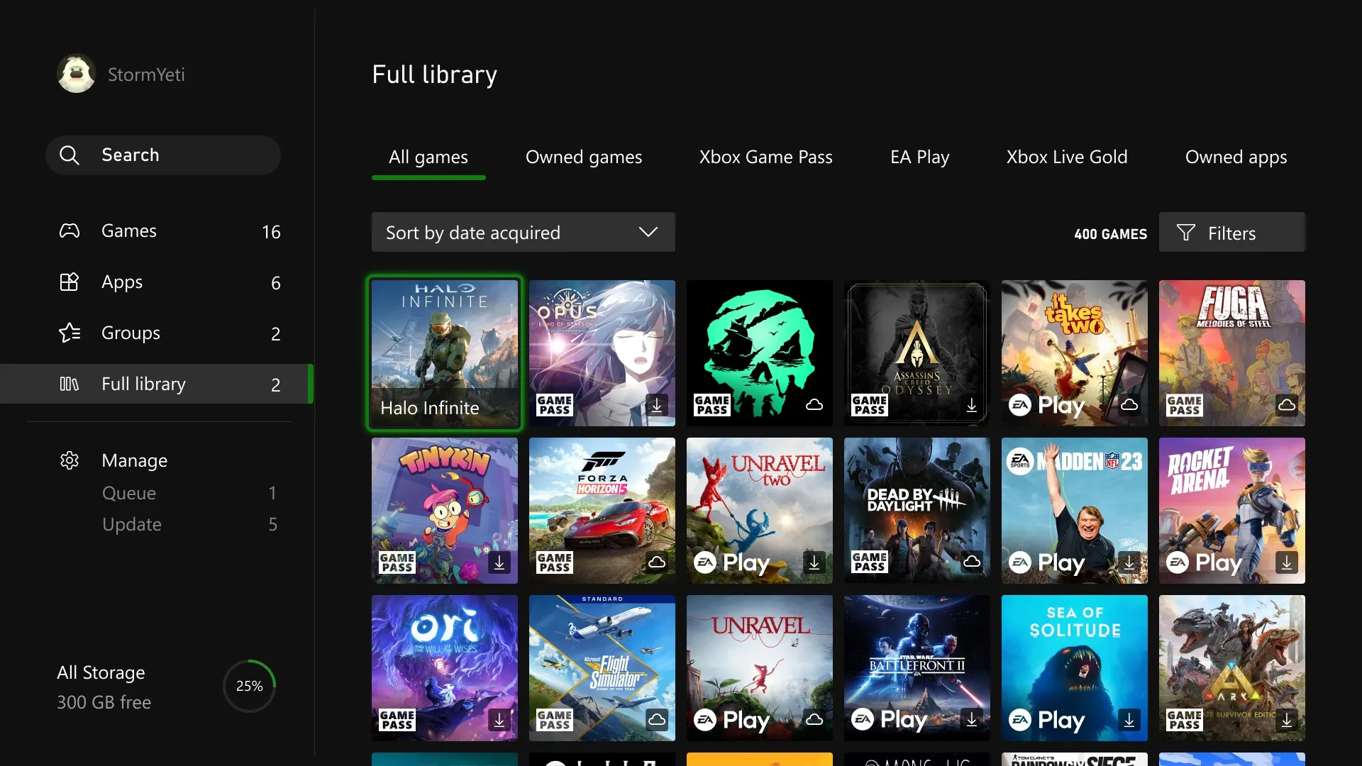 Xbox Update September 2022 - Full library revamp