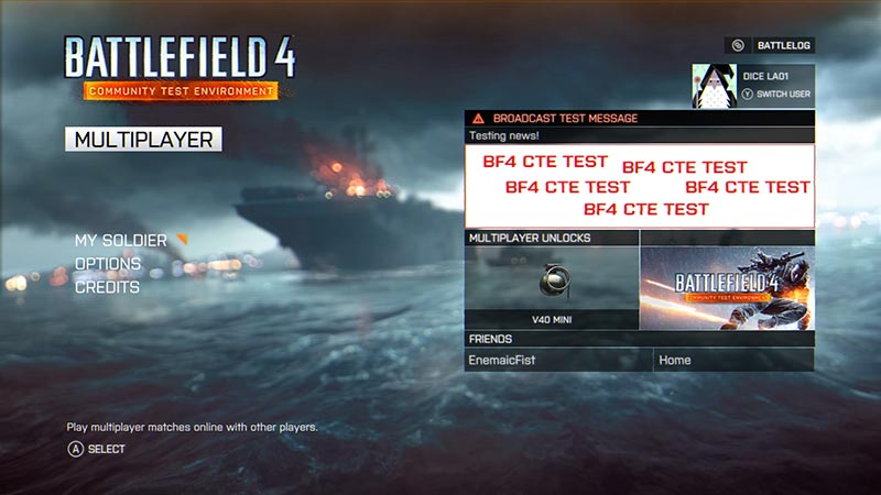 Geometrie Incubus spade Battlefield 4's Community Test Environment (CTE) Hits Xbox One | 360-HQ.COM