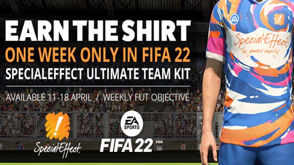 SpecialEffect FUT 22 Charity Kit Announced: Earn the shirt for one week only in FIFA 22