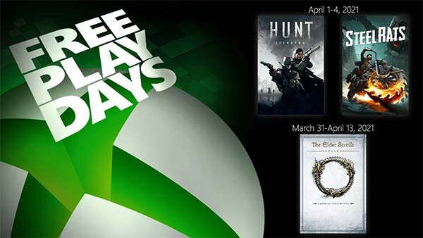 Xbox Free Play Days (April 1-4, 2021)