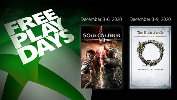 December 2020 Free Play Days