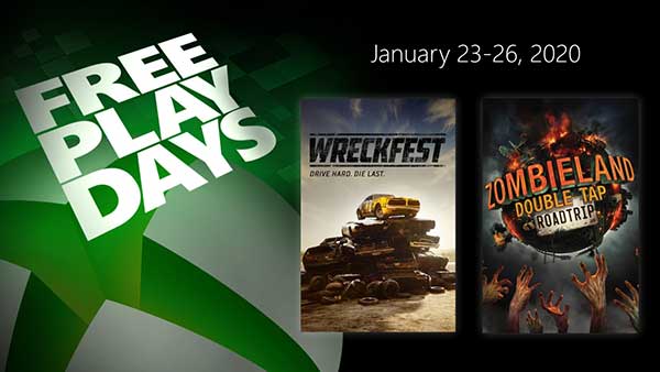 Free Play Days: Wreckfest And Zombieland: Double Tap- Road Trip (Jan 23-26)