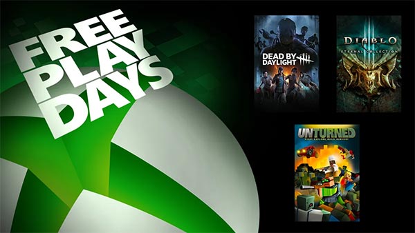 Free Play Days: Dead by Daylight, Diablo III: Eternal Collection and Unturned (Jun 9-12)